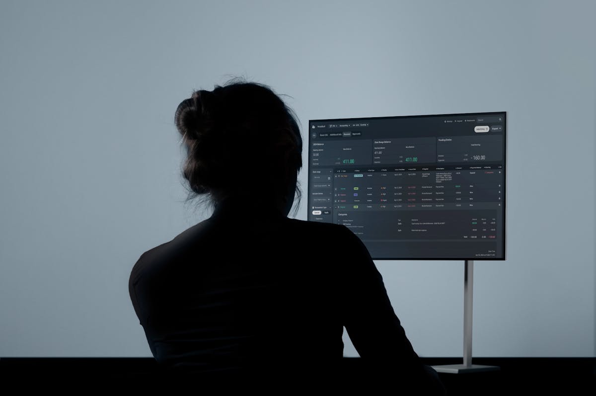 A person using Deep Blue on personal computer