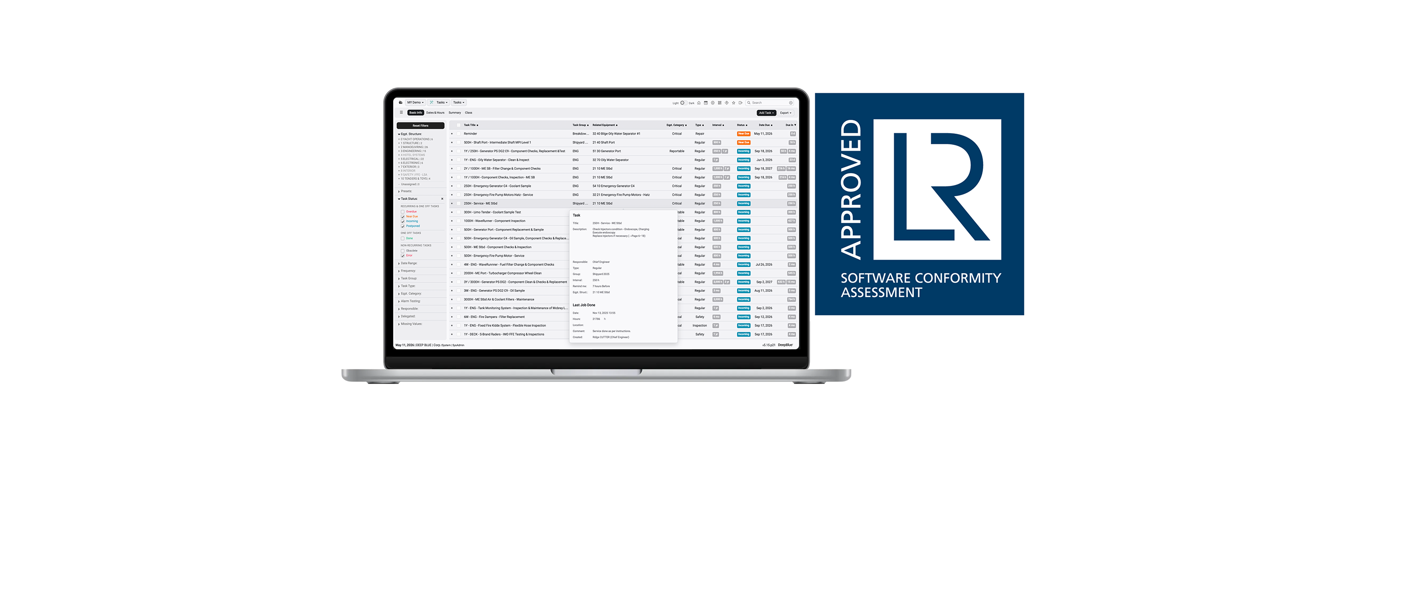 Lloyd's Register Software Conformity Assessment