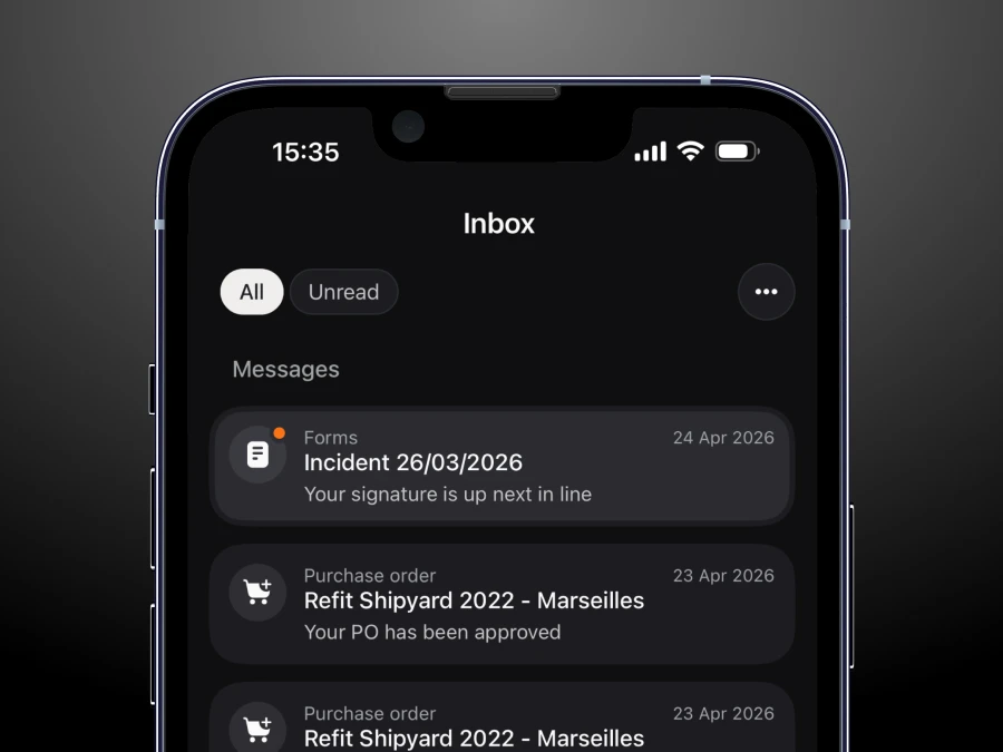 DB mobile inbox & Approvals
