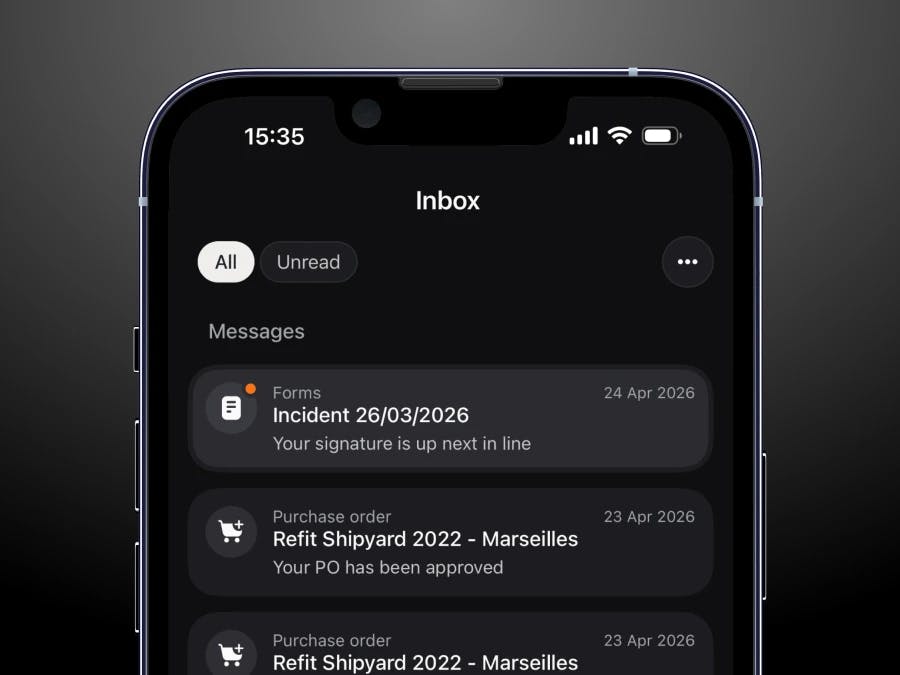 DB mobile inbox & Approvals