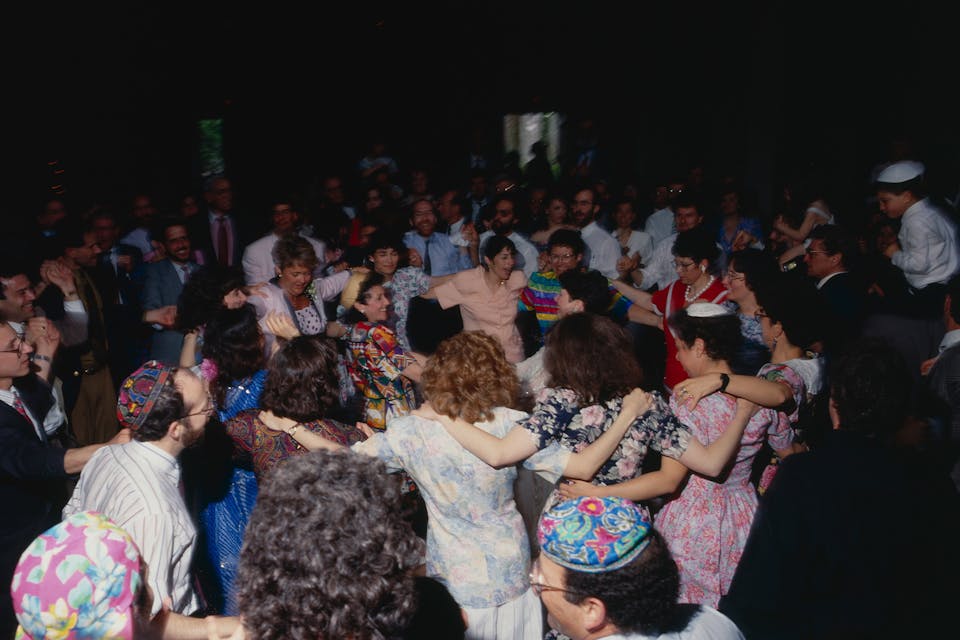 Celebrants at a Reform Jewish wedding. *David H. Wells/Corbis via Getty Images*. Reform Cohn