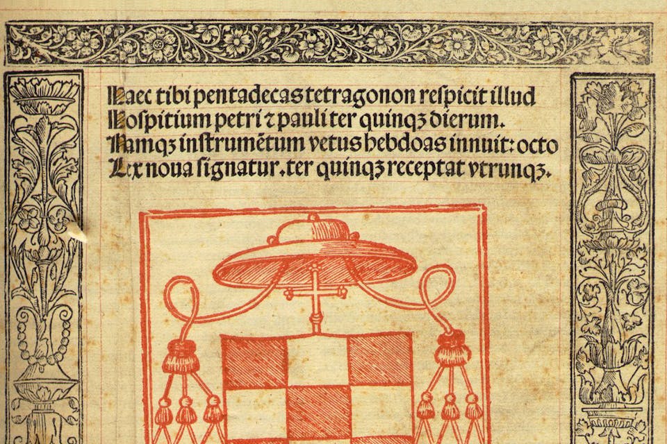 The main page of the Complutensian Polyglot Bible, 16th century, which contains a rendering of the Septuagint. *Wikipedia*. Septuagint