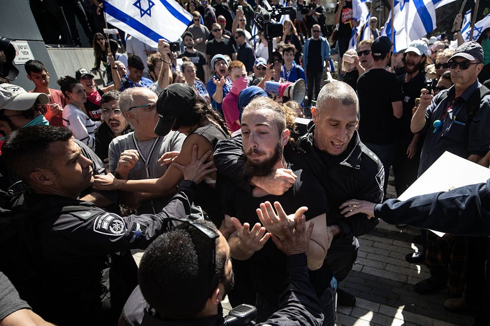 *Mostafa Alkharouf/Anadolu Agency via Getty Images.* Protest Podcast