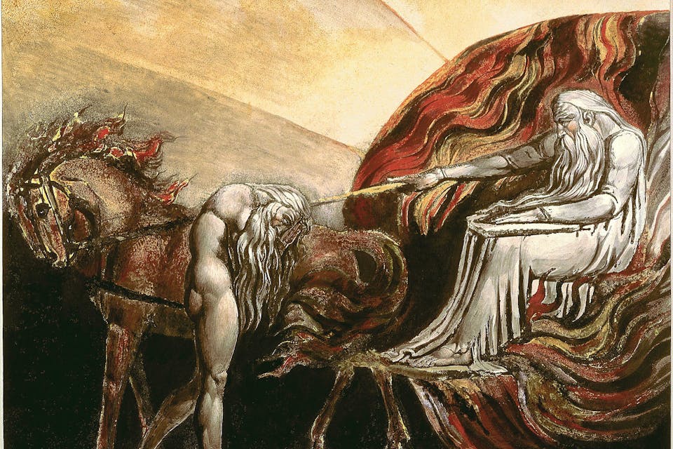 *God Judging Adam* by William Blake. God_judging_adam_blake_1795