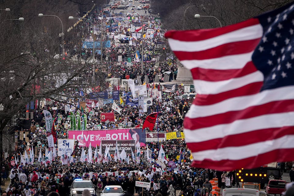 An abortion protest on January 21, 2022 in Washington, DC. *Drew Angerer/Getty Images*. Wisse Abortion