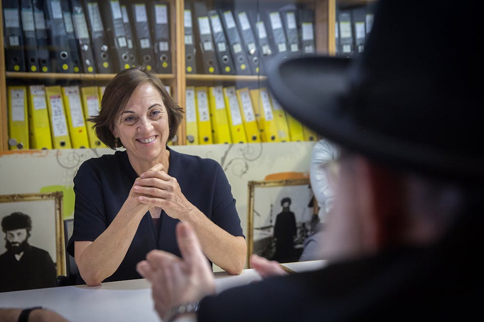 Israeli academic and politician Ruth Calderon in Jerusalem on March 5, 2018. *Miriam Alster/FLASH90.* Calderon Main