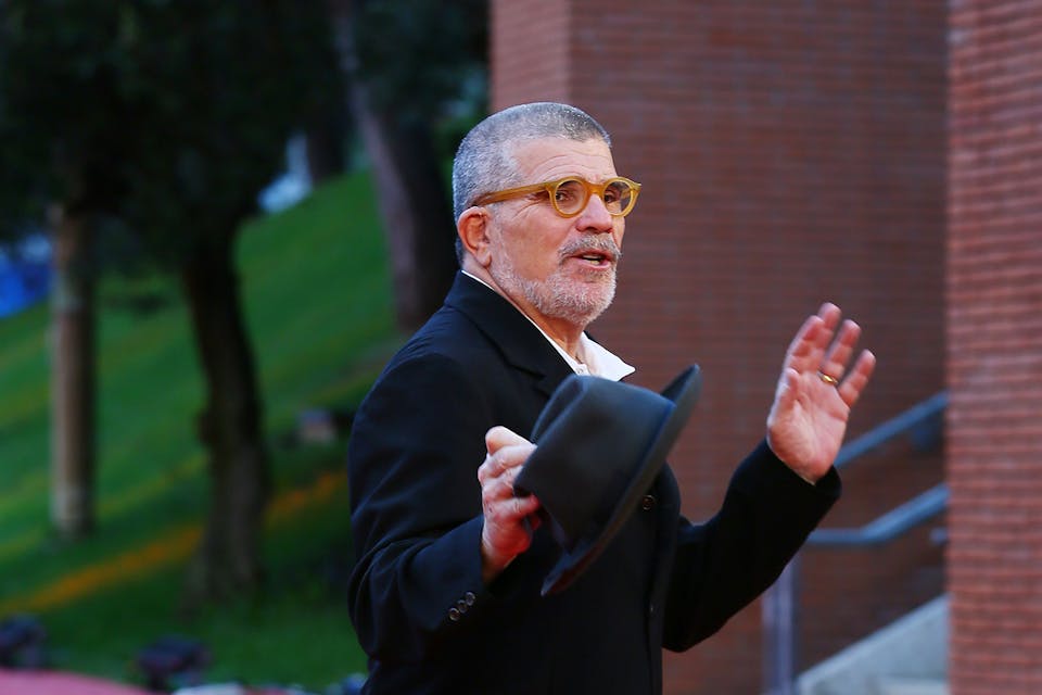 David Mamet walks a red carpet at the Rome Film Festival on October 18, 2016. *Ernesto Ruscio/Getty Images.* Mamet Main
