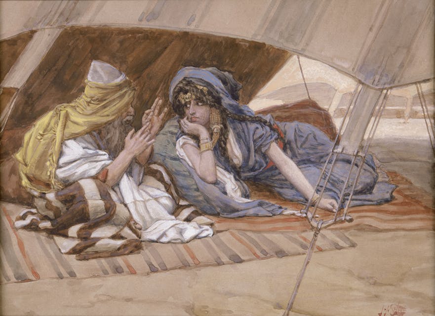 x1952-88, Abram’s Counsel to Sarai, Artist: Tissot, Photographer: John Parnell, Photo © The Jewish Museum, New York