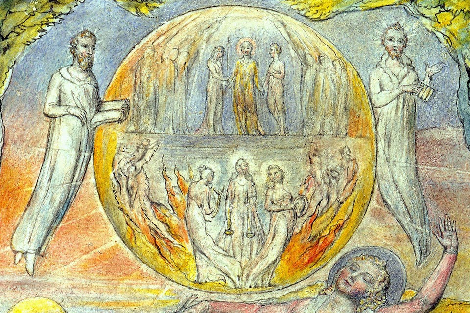 From "The Youthful Poet's Dream" by William Blake. *Wikimedia*. Blake Sun Main