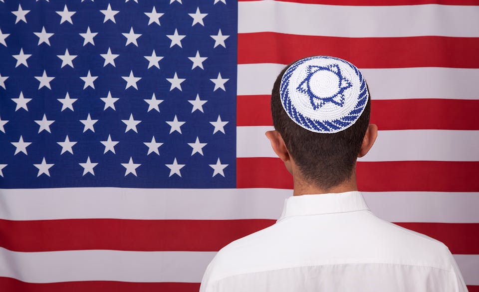 Jews America Flag