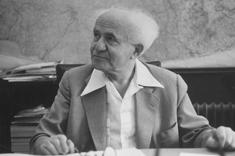 David Ben-Gurion in 1961. *Gjon Mili/LIFE Picture Collection via Getty Images.* BG ROGA MAIN