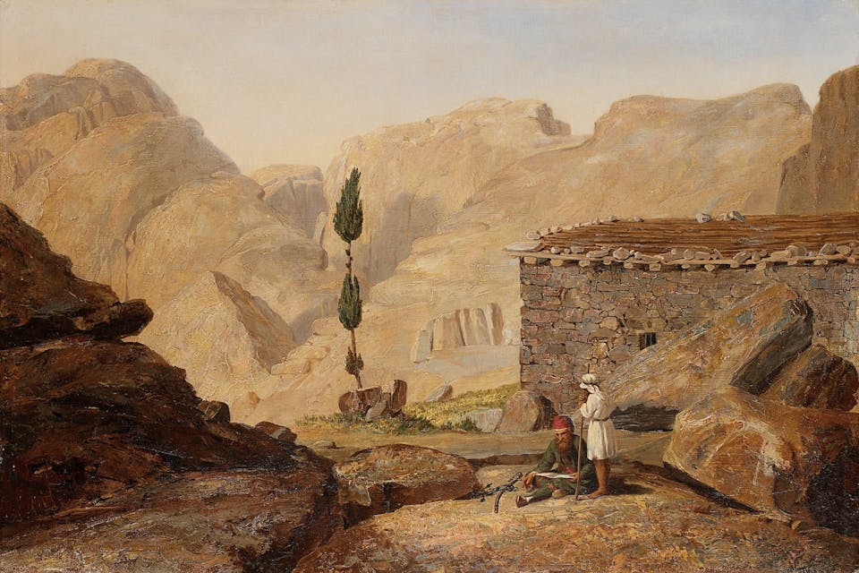 Miner Kilbourne Kellogg, *The Top of Mount Sinai with the Chapel of Elijah*, after 1844. *Smithsonian American Art Museum.* Direct capture