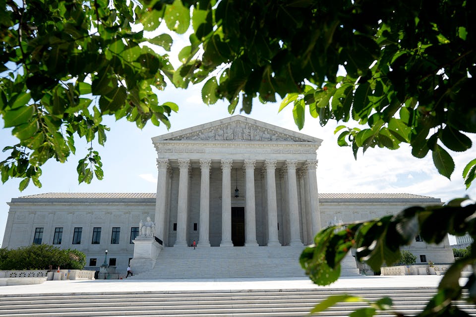 A general view of the U.S. Supreme Court on June 30, 2020 in Washington, DC. *Stefani Reynolds/Getty Images.* SC Main