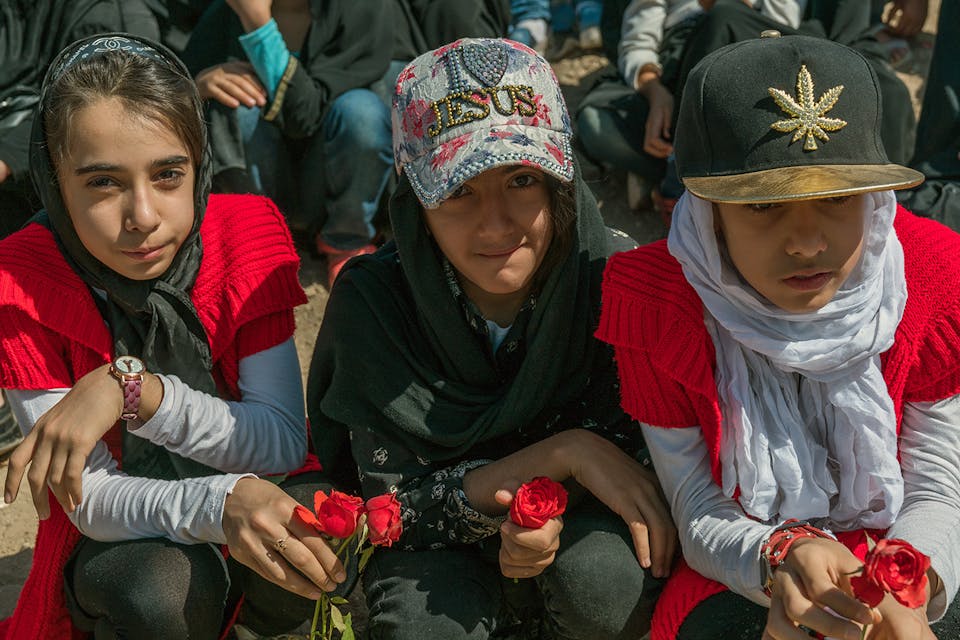 *Iranian girls in Khorramabad on October 11, 2016.* Eric Lafforgue/Art in All of Us/Corbis via Getty Images. Khatiri Main
