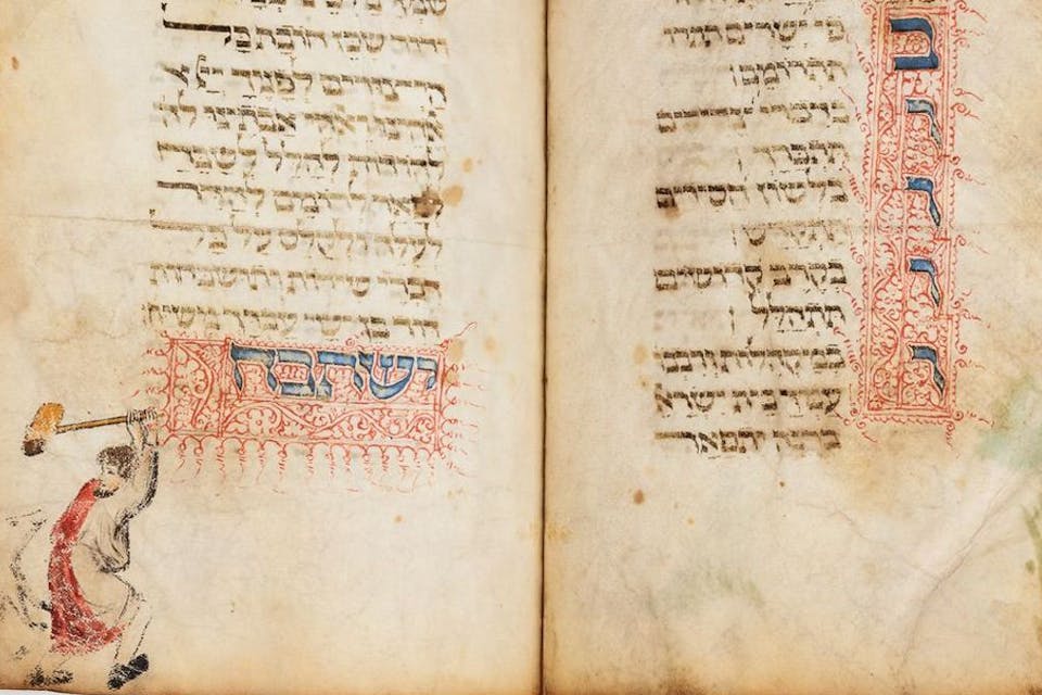 *From the Lombard Haggadah*. Les Enluminares. Lombard Pig Enluminures Main