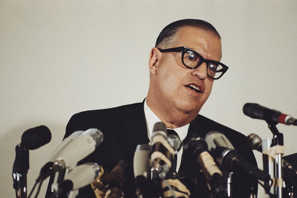 *The Israeli diplomat and politician Abba Eban at a press conference in Tel Aviv in May 1970*. Rolls Press/Popperfoto/Getty Images. Abba Eban Hasbarah