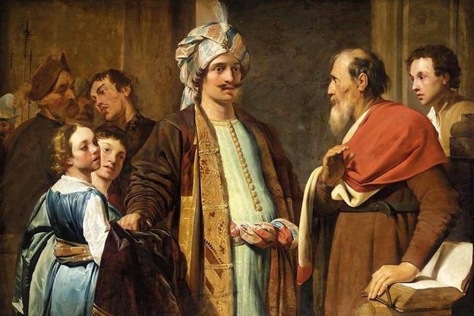 *From a painting of the prophet Elisha by Pieter de Grebber, 1630*. Wikipedia. ElijahRefusingGifts_PieterDeGrebber