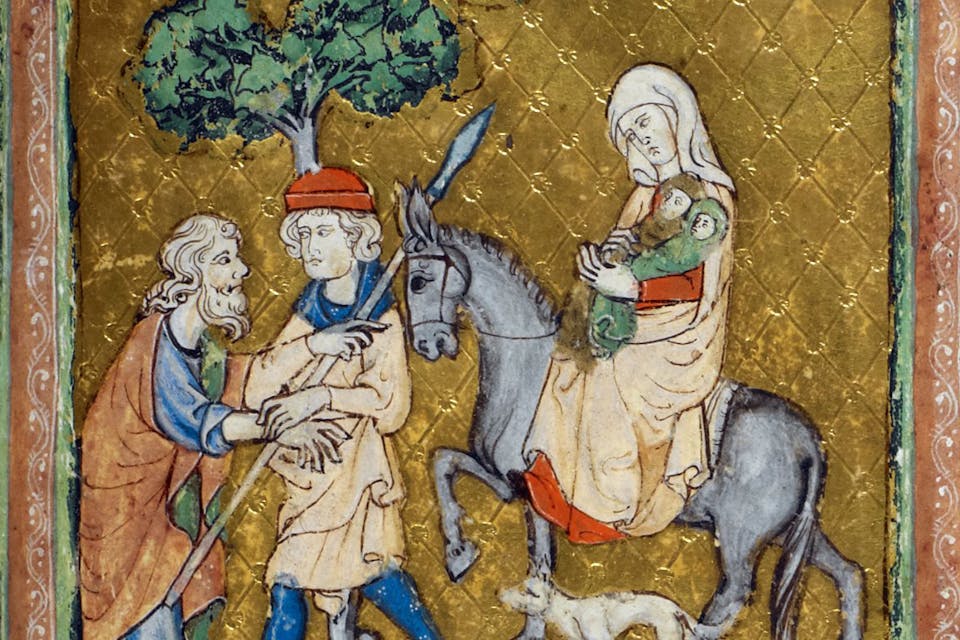 *Zipporah in the Golden Haggadah.* Zipporah