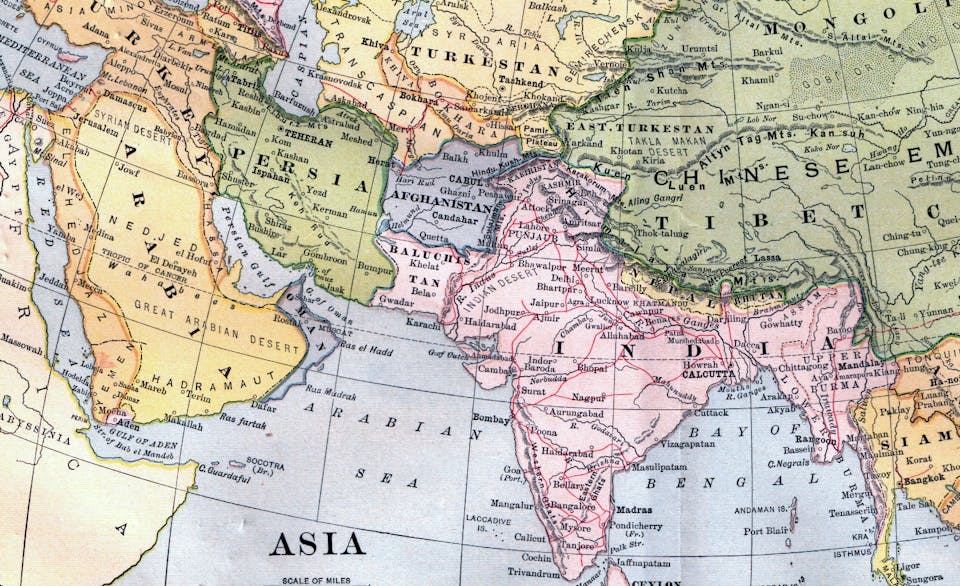 Southwest Asia Map