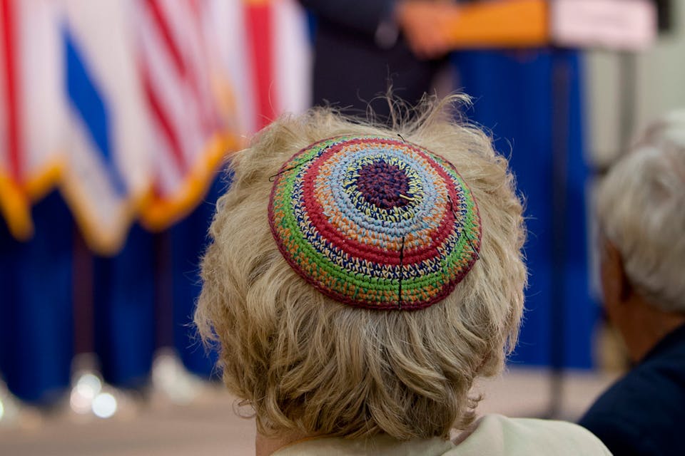Michele Eve Sandberg/Corbis via Getty Images. Kippah