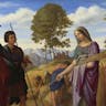 *From *Ruth in Boaz's Field*, by Julius Schnorr von Carolsfeld, 1828.* Wikimedia. boaz-ruth