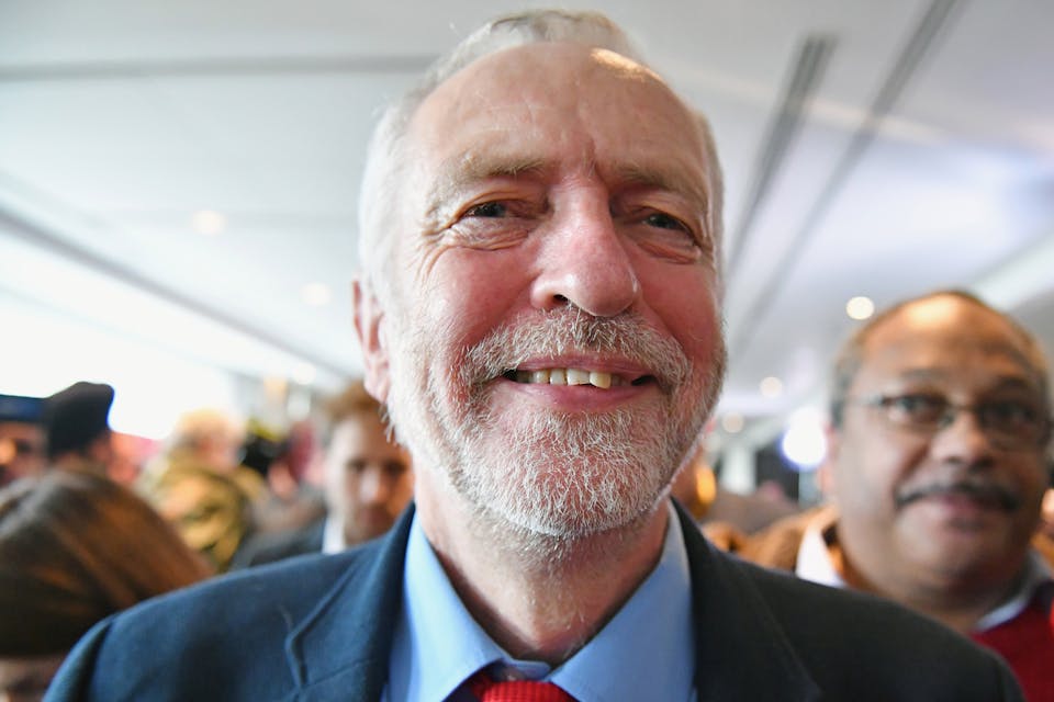 *Labor Party (UK) leader Jeremy Corbyn at an inquiry into party anti-Semitism in London on June 30, 2016.* Jeff J. Mitchell/Getty Images. Corbyn