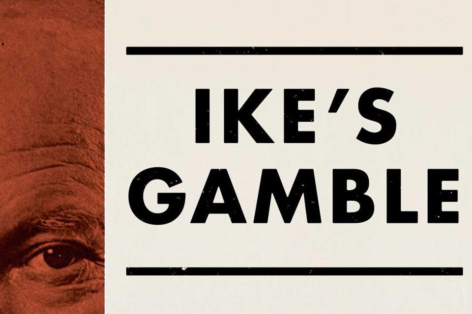 *From the cover of *Ike's Gamble*, by Michael Doran.* Simon & Schuster. doran-gamble