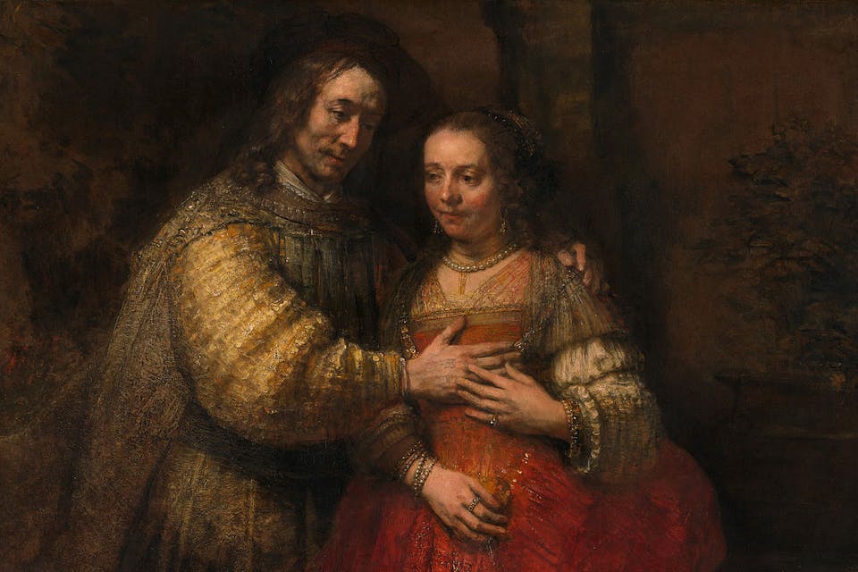 *Rembrandt's* The Jewish Bride, *1667*. Wikimedia. Jewish-Bride