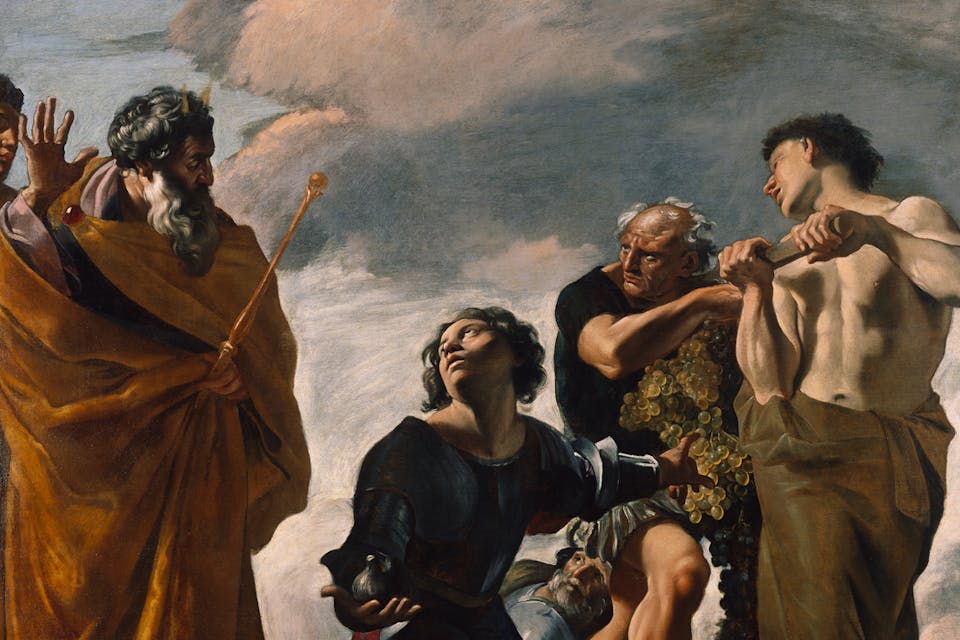 *From *Moses and the Messengers from Canaan* by Giovanni Lanfranco, c. 1624.* Getty Museum. spies-main