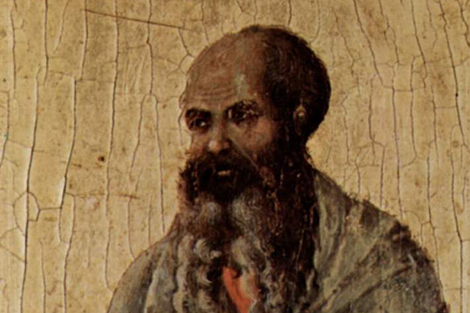 *From *The Prophet Malachi* by Duccio di Buoninsegna, c. 1310 at the Museo dell'Opera del Duomo, Siena Cathedral.* Wikimedia. Malachi