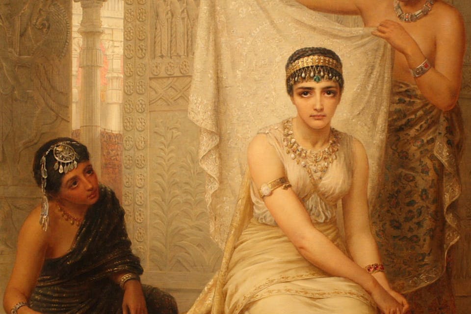 From *Queen Esther* by Edwin Long, 1878. Wikimedia. Esther-Main