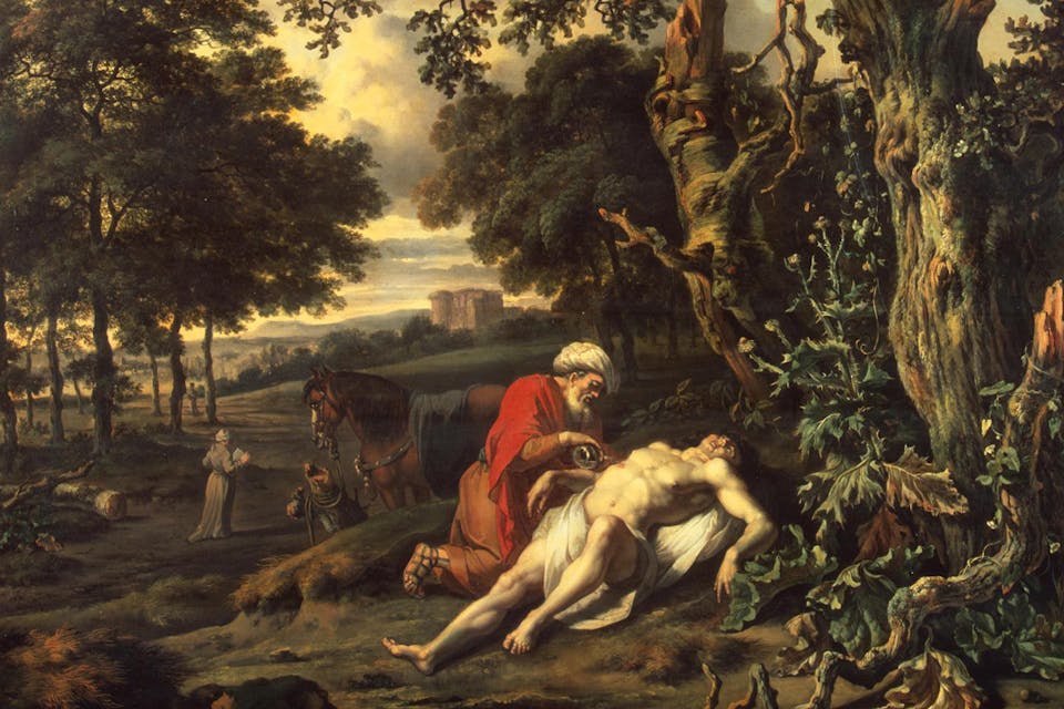 *From *Parable of the Good Samaritan* by Jan Wijnants, 1670.* Wikipedia. Jan_Wijnants_-_Parable_of_the_Good_Samaritan-main