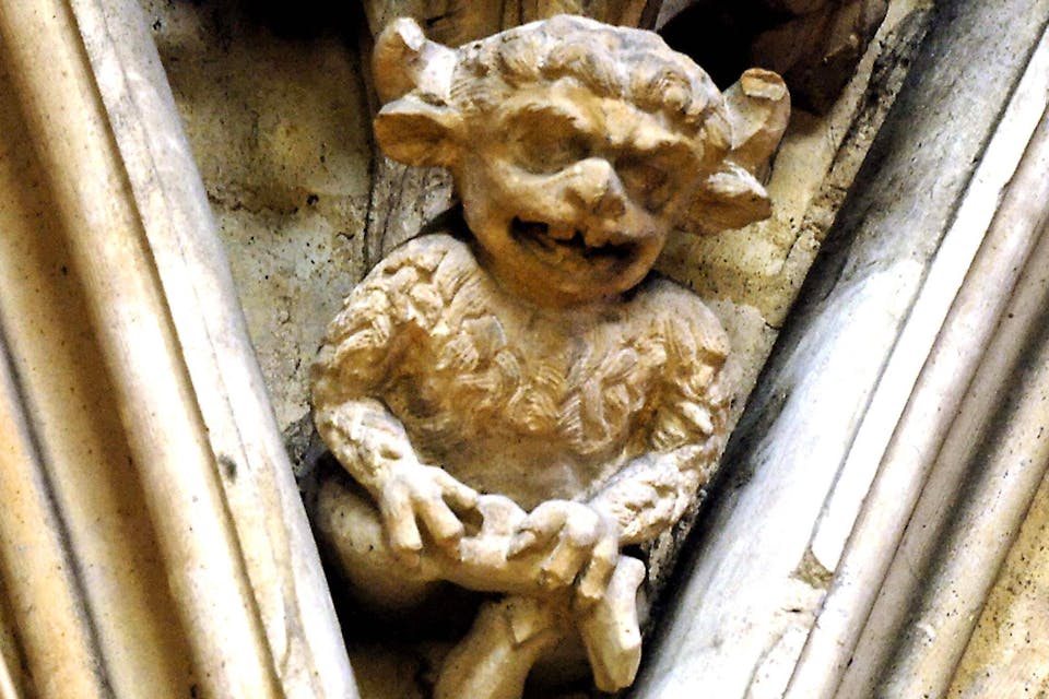*The Lincoln Imp.* Lincoln Cathedral, England. IMP-MAIN