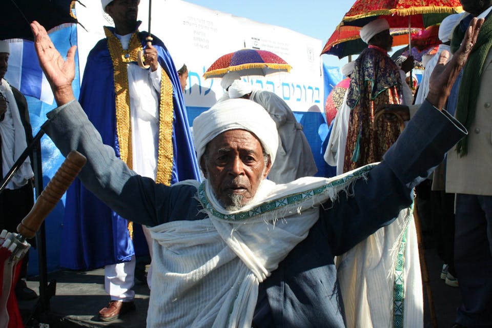 *An Ethiopian Jew celebrating the holiday of Seged.* Wikipedia. BetaIsrael-1