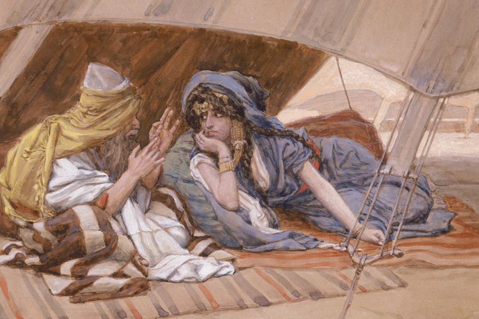 *From *Abram's Counsel to Sarai*, from *The Old Testament*, c. 1896-1902, by James Tissot.* Jewish Museum. Sarai