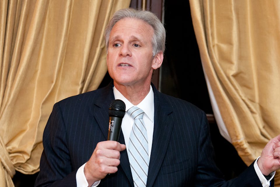 *Michael Oren speaking at an Atlantic Council dinner in 2013, while he was still Israel's ambassador to the United States.* Atlantic Council/Flickr. Oren-Main