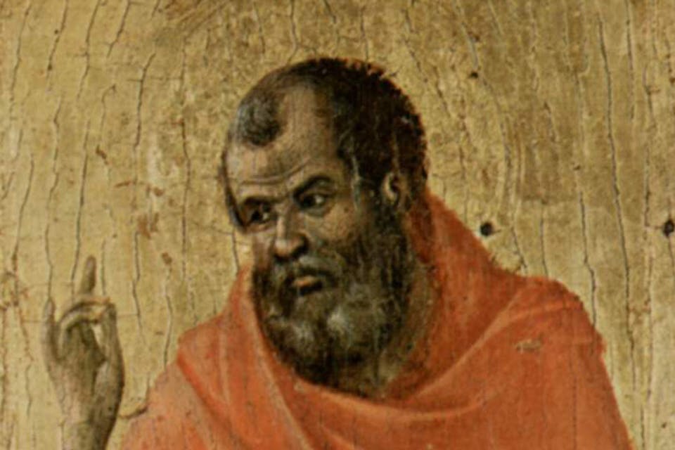 *From *The Prophet Hosea* by Duccio di Buoninsegna, 1311.* Wikipedia. Hosea