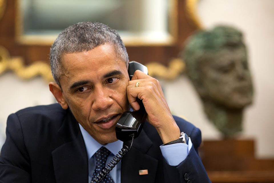 Official White House photo by Pete Souza. Doran-Tectonic