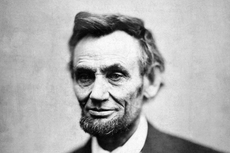 *The last posed photograph of Abraham Lincoln, taken ten weeks before his assassination.* Alexander Gardner, Wikimedia. Lincoln-Main