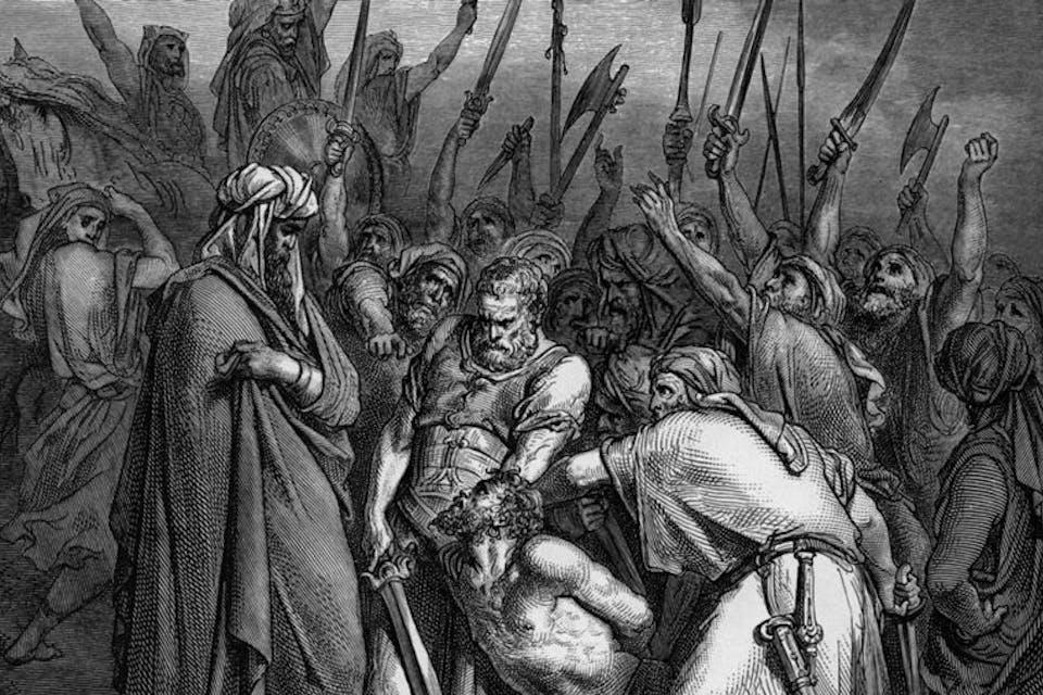 *From* The Death of Agag *by Gustave Doré*. Wikimedia. Agag-Home-Main