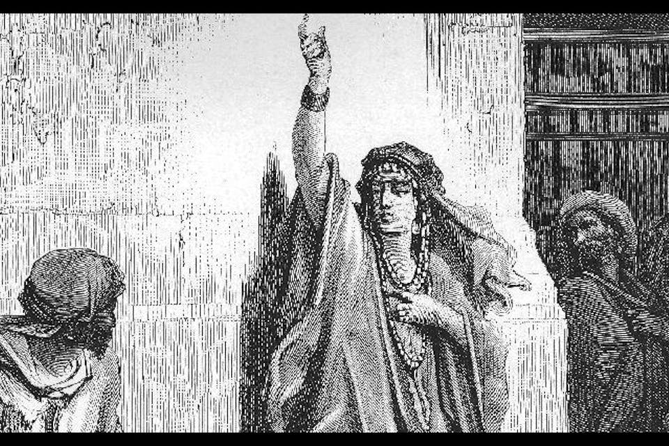 *An engraving of Deborah by the French artist Gustave Doré.* Wikiart. Deborah-Main