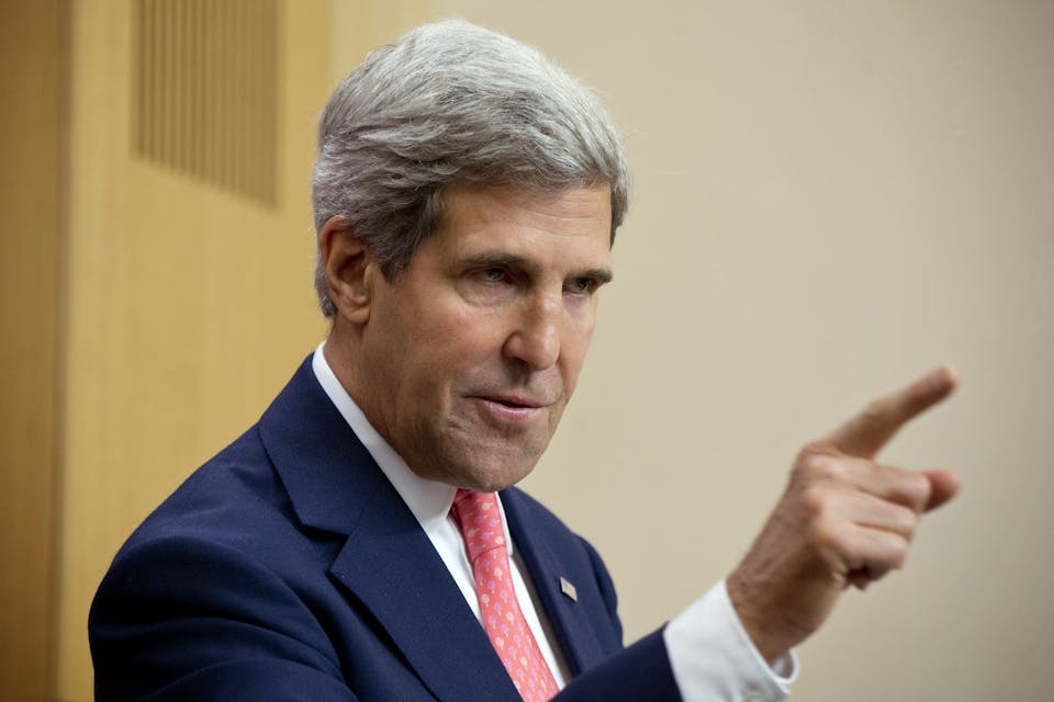 *U.S. Secretary of State John Kerry.* Photo by David Bebber - WPA Pool/Getty Images kerry