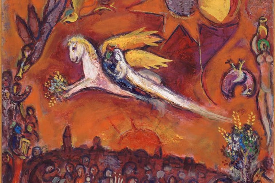 *Song of Songs IV* by Marc Chagall. Courtesy Wikipaintings. songofsongsiv19586