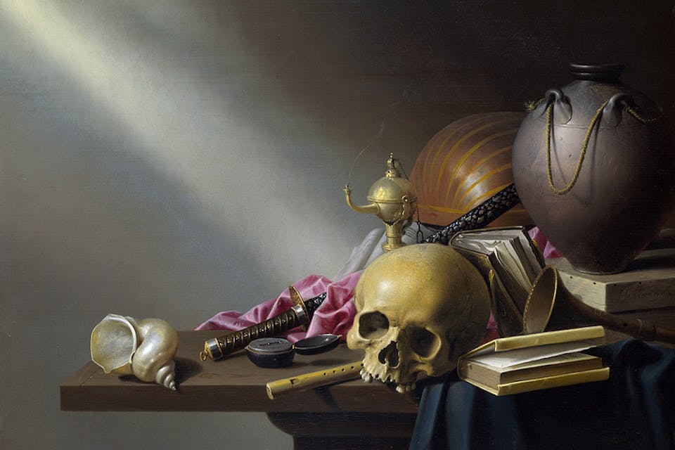 “Death Be Not Proud”: *Vanitas Still Life* Harmen Steenwyck, 1640. 1389889783_magicfields_image_1_1