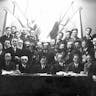 Ze'ev Jabotinsky (second row in the very center, wearing glasses) at a Revisionist Zionist conference likely in Paris in the second half of the 1920s. *Wikipedia.* Jabotinsky Shilon Main