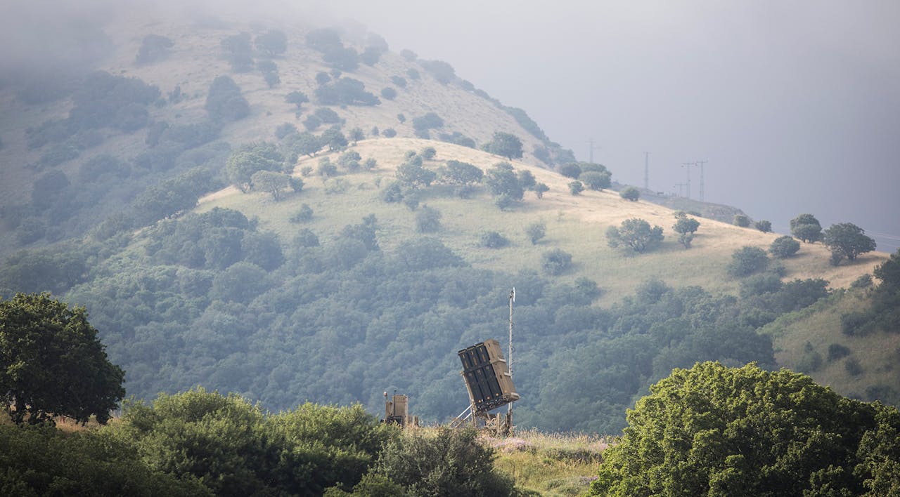 *An Israeli Iron Dome rocket-defense system, built in partnership with the U.S., stationed in the Golan Heights.* Ilia Yefimovich/picture alliance via Getty Images. Iron Dome Main
