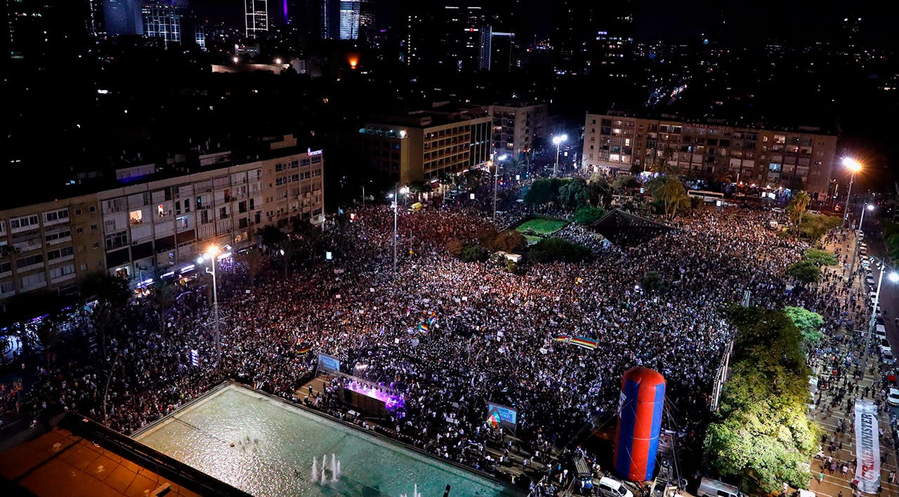 *Israeli Druze and their supporters protesting the country's new nation-state law in Tel Aviv.* JACK GUEZ/AFP/Getty Images. Nation State Law Main