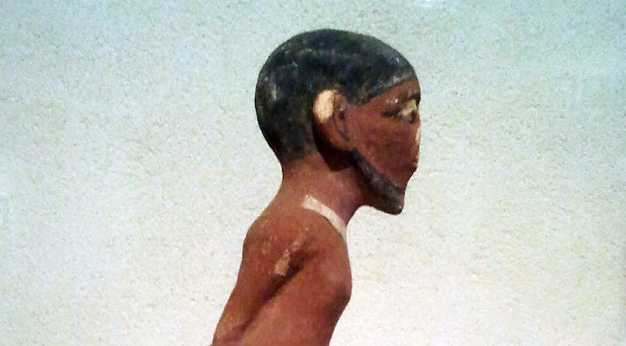 *An ancient Egyptian figurine of a Semitic slave. *Wikipedia. Jewish History