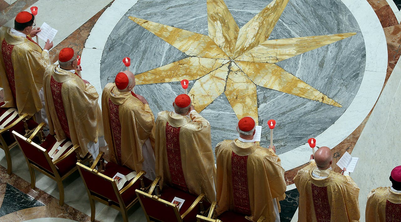 *Cardinals and bishops in Vatican City on February 2, 2018.* Franco Origlia/Getty Images. Vatican Main