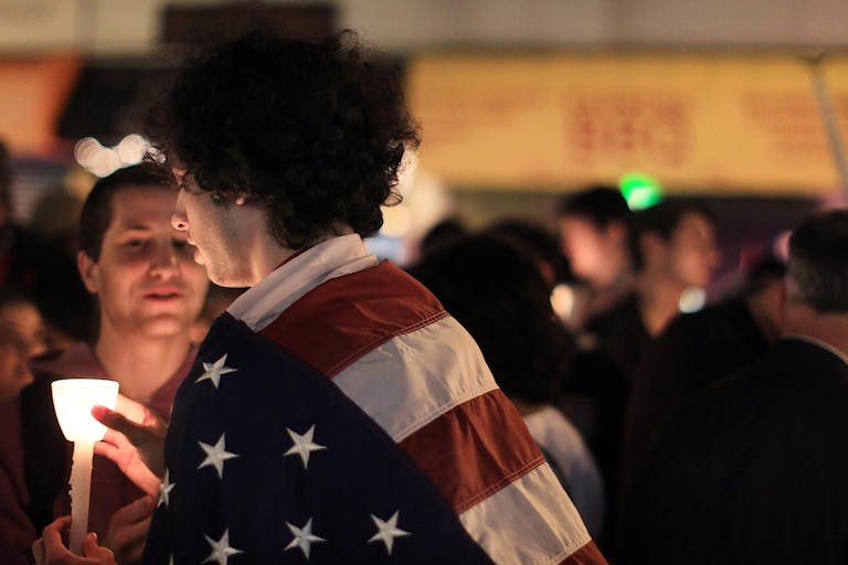 *A rally in support of religious freedom in 2010 in New York.* Photo by Spencer Platt/Getty Images. Samuelson